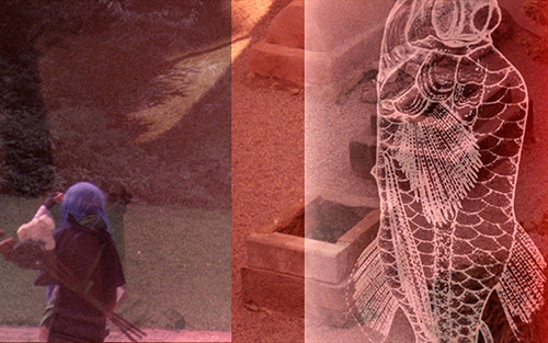 Basim Magdy, No Shooting Stars, 2016. Super 16mm and GIF animations transferred to Full HD. 14 min. 25 sec. (co-commissioned by Jeu de Paume, Paris, Fondation Nationale des Arts Graphiques et Plastiques and CAPC musée d’art contemporain de Bordeaux).