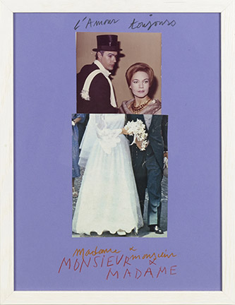 Arnaud Labelle Rojoux, L'amour toujours, Monsieur & Madame, 1979 Col. Loevenbruck.