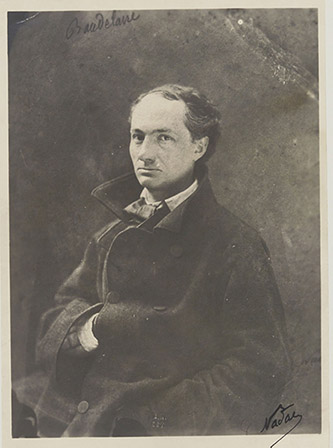 Félix Nadar, Charles Baudelaire, 1862. BnF, dpt.des Estampes et de la photographie. © BnF.