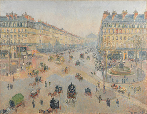 Camille Pissarro, L’avenue de l’Opéra, 1898. © Reims, Musée des Beaux-Arts / Christian Devleeschauwer.