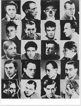 Echiquier surréaliste, 1934. Photo : Man Ray. Archives Fondation Giacometti. © Man Ray 2015 Trust / Adagp, Paris, 2022.