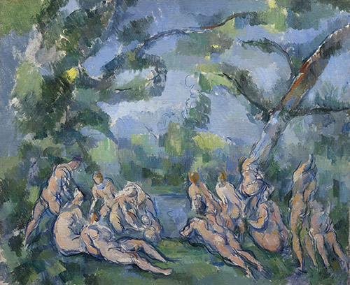 Paul Cezanne, Les Baigneurs, 1899-1904, huile sur toile, 51,3 x 61, 7 cm, The Art Institute of Chicago, IL, USA, © Amy McCormick Memorial Collection / Bridgeman Images.