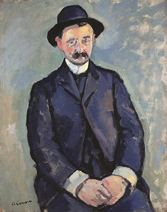 Charles CAMOIN, (1879-1965), Portrait d’Albert Marquet, vers 1904-1905. Huile sur toile, 92 x 72,5 cm. Musée national d'art moderne/Centre de création industrielle, Centre Pompidou, Paris. ADAGP, Paris 2022.