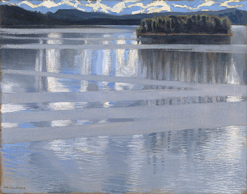 Akseli Gallen-Kallela (1865-1931), Lac Keitele, 1905. Huile sur toile , 53 x 66 cm, Inv. NG6574, The National Gallery, Londres, © Copyright The National Gallery, London
2021.