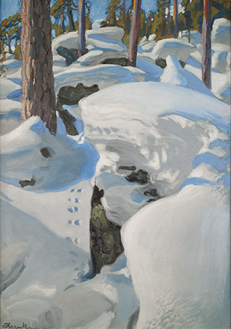 Akseli Gallen-Kallela (1865-1931), La Tanière du lynx, 1906. Huile sur toile, 98 x 67 cm, Collection particulière, photo : The Gallen-Kallela Museum / Jukka Paavola.