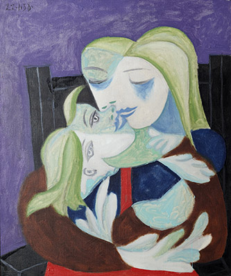 Pablo Picasso, Maternité. Paris, 22 janvier 1938. Collection particulière. © Succession Picasso 2022.
