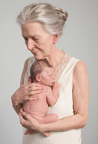 Sam Jinks, Woman and Child, 2010. Mixed Media, 145 x 40 x 40 cm, Edition of 3. Collection of the artist.. © Sam Jinks. Courtesy of the artist, Sullivan+Strumpf, Sydney and Institute for Cultural Exchange, Tübingen.