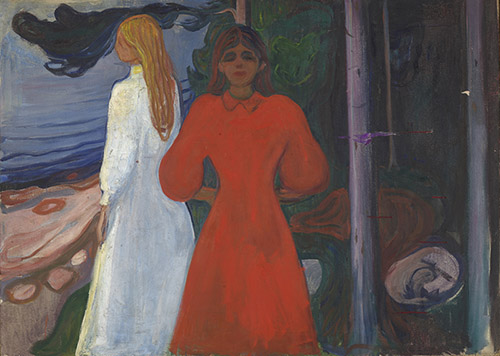 Edvard Munch, Rouge et blanc, 1899-1900. Huile sur toile, 93.5 x 129.5 cm. Oslo, Munchmuseet. Photo ©: CC BY 4.0 Munchmuseet.
