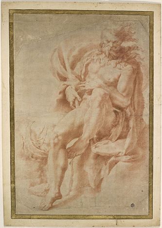 Pellegrino Tibaldi, Éole assis, vu de face © RMN Grand Palais (Musée du Louvre) - Michel Urtado.