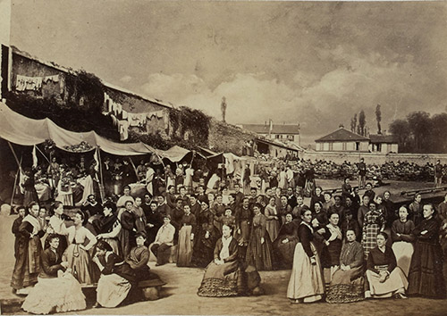 Ernest Charles Appert, Photomontage, avant 1870. © Paris Musées / Musée Carnavalet - Histoire de Paris.