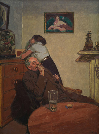 Walter Richard Sickert, Ennui, vers 1914. Huile sur toile, Londres, Tate. © 2022 Tate Images.