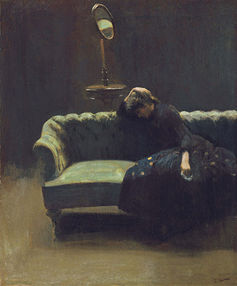 Walter Richard Sickert, Rehearsal, The End of The Act. The Acting Manager, c. 1885-1886. Huile sur toile, UK, Londres, Collection particulière. Photo © Christie’s Images / Bridgeman Images.