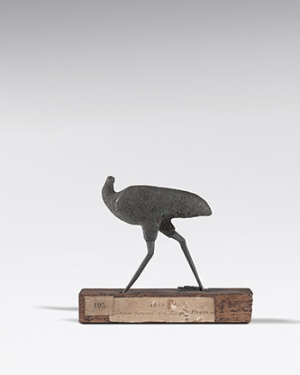 Thot sous sa forme d'Ibis, 656 – 332 av. J-C, bronze, Co.211. © musée Rodin, Ph. Angèle Dequier.