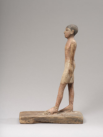 Homme debout, marchant, 2060 av. J.-C, Égypte, bois, Co.650. © agence photographique du musée Rodin, J. Manoukian.
