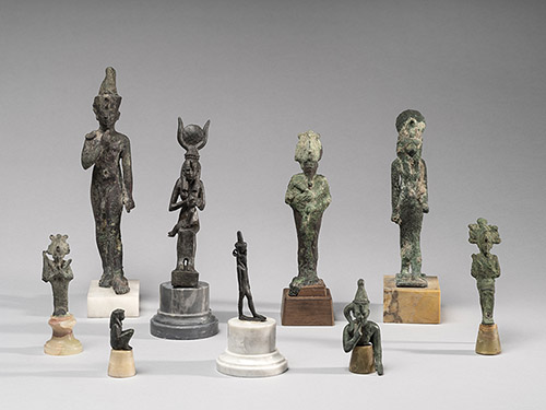 Groupe de socles égyptiens © agence photographique du musée Rodin, J. Manoukian.