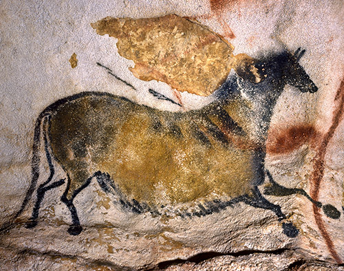 Troisième cheval chinois – Lascaux. © N. Aujoulat - Centre national de la préhistoire - Ministère de la culture.