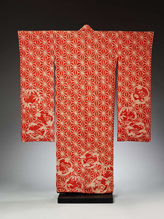Kimono for a young woman (furisode), probably Kyoto, 1800-50. Candidat/© Victoria and Albert Museum, London.
