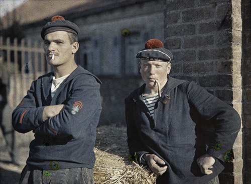 Paul CASTELNAU, Les héros de Drie Grachten : deux fusiliers marins, 1917. © Ministère de la Culture - Médiathèque du patrimoine et de la photographie, Distr. RMN-Grand Palais.