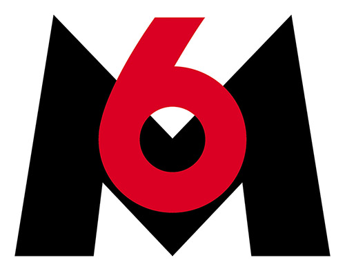 Logo de la chaîne M6 — On/Off productions 1987. © Étienne Robial.