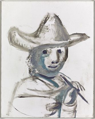 Pablo Picasso, Le Jeune peintre, 14 avril 1972. Huile sur toile, 91x72.5cm. Musée national Picasso-Paris, Dation Pablo Picasso, 1979. MP228. © Succession Picasso 2022.