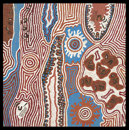 Malya Teamay Maruku Arts, Kungarangkalpa walka board by Malya Teamay, Maruku Arts. © the artist/Copyright Agency 2020 Image: National Museum of Australia.