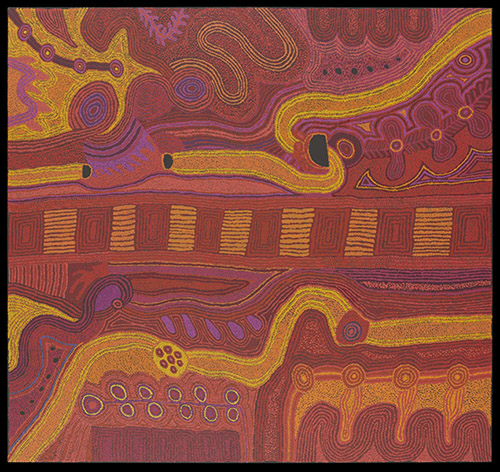 Kungkarangkalpa Attila 2014 by Tjunkaya Tapaya, Ernabella Arts. © the artist/Copyright Agency 2020 Image: National Museum of Australia.