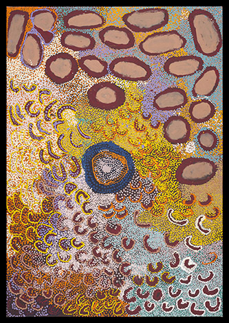 Nancy Chapman Mulyatingki Marney Bugai Whyoulter, Minyipuru Pangkalpa 2015 by Nancy Nyanjilpayi Chapman, Martumili Artists. © the artist/Copyright Agency 2020 Image: National Museum of Australia.