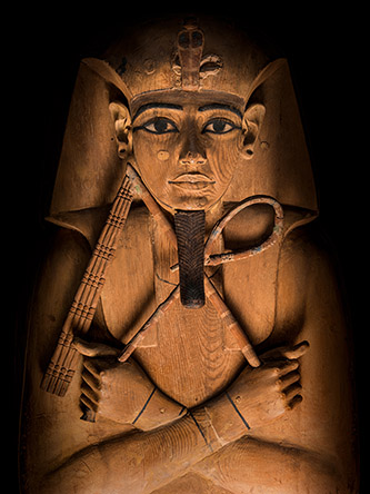 Cercueil de Ramsès II en cèdre. Fin de la XVIIIe dynastie. © Sandro Vannini, Laboratoriorosso. World Heritage Exhibitions.