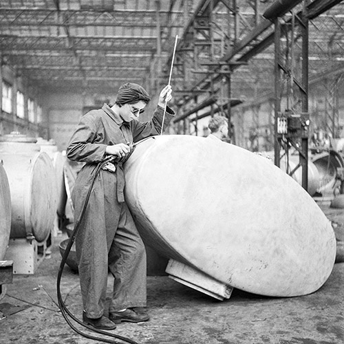 Fond de 3,200m, à collerette intérieure (1929-1930) Albums de l’entreprise de métallurgie Arbel. © Archives nationales du monde du travail - ANMT 2014 28, établissements Arbel.