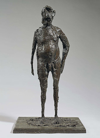 Germaine Richier, L'Ogre, 1949. Bronze. 80 x 44,8 x 41 cm (31,5 x 17,64 x 16,14 in.). © Germaine Richier, Adagp, Paris, 2023. Photo. Archives Mennour. Courtesy the artist and Mennour, Paris. 