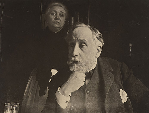 Edgar Degas, Autoportrait avec sa gouvernante, Zoé Closier (23, rue Ballu) BnF, Estampes et photographie. © BnF.