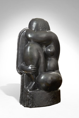 Chana Orloff (1888-1968), Grande baigneuse accroupie, 1925, bronze Ateliers-musée Chana Orloff, Paris © Chana Orloff, Adagp, Paris 2023.