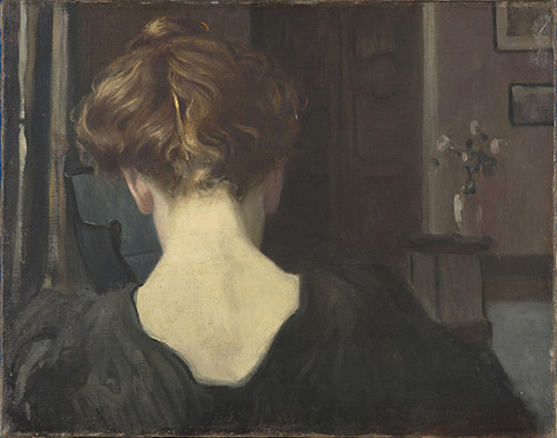 Georges Hugo, Dora vue de Dos, v. 1910, Huile sur toile, © RMN-Grand Palais (musée d'Orsay) / Hervé Lewandowski.