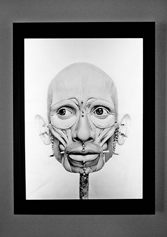 Élisabeth Daynès, Human II, 2016/2014. Sculpture hyperréaliste et image en trois dimensions. © Élisabeth Daynès.