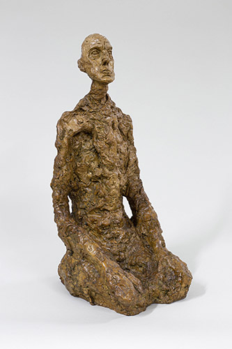 Alberto Giacometti, [Buste d’homme assis (Lotar III)], 1965. Plâtre, 67,1 x 28,1 x 37,6 cm. Fondation Giacometti. © Succession Alberto Giacometti / ADAGP, Paris 2024.