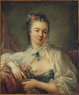 Jean-Baptiste Deshays (Attribué à), (dit le Romain), Portrait présumé de Jeanne-Elisabeth-Victoire Deshays, épouse de l'artiste, vers 1760 — 1763. © CC0 Paris Musées/Musée Cognacq-Jay.