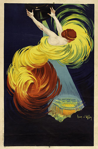 Cinéma Madeleine, Paris. Jean d’Ylen, illustrateur. Paris, Établissements Vercasson, 1920. Affiche. Bibliothèque Forney.