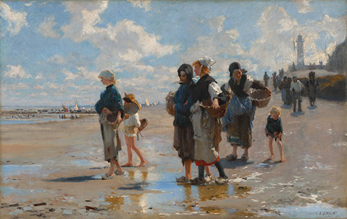 John Singer Sargent (1856-1925), En route pour la pêche, 1878. Huile sur toile, 78,7 x 122,9 cm. Washington, National Gallery of Art, Collection Corcoran (achat du musée, Fonds de la National Gallery). Photo © The National Gallery of Art, Washington.