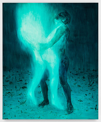 Xie Lei, Protection I, 2024. Huile sur toile / Oil on canvas. Photo : Pauline Assathiany. Courtesy Semiose, Paris.