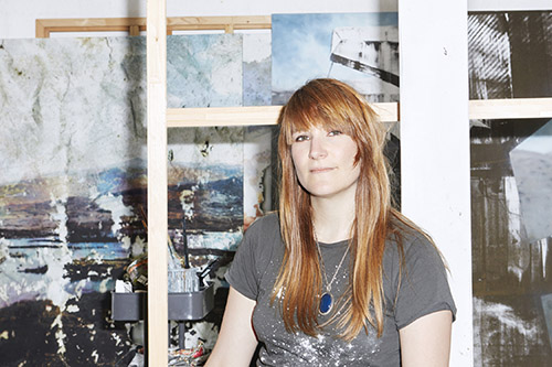 Portrait de Eva Nielssen . Courtesy Eva Nielssen et de la galerie Peter Kilchmann.