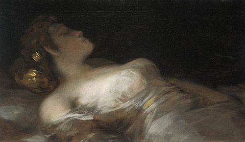 Francisco José de Goya y Lucientes (1746-1828) Le sommeil [El sueno], 1790. Huile sur toile, 46,5 x 76 cm. Dublin, Nahonal Gallery of Ireland © NaYonal Gallery of Ireland.