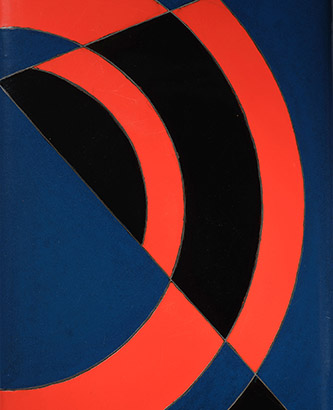Raymond Templier (1891-1968), auteur du dessin. Jean Trotain, fabricant. Étui à cigarettes. Paris, 1928. Argent, laque, émail © Les Arts Décoratifs / Jean Tholance.