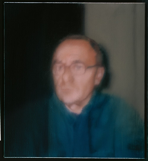 Gerhard Richter, Selbstportrait [Autoportrait], 1996 (CR 836-1). Huile sur lin, 51 x 46 cm. The Museum of Modern Art, New York. Gift of Jo Carole and Ronald S. Lauder and Committee on Painting and Sculpture Funds, 1996. © Gerhard Richter 2025 (18102025).
