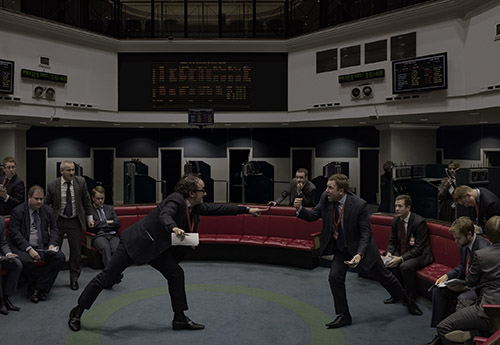 Luc Delahaye, Trading Floor, 2013. Tirage chromogène numérique. © Courtesy Luc Delahaye et Galerie Nathalie Obadia, Paris/Bruxelles.