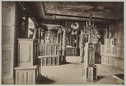 Anonyme, Photographe, Hauteville House, galerie de chêne. Après 1878 avant 1927, 4e quart du 19e siécle, Tirage sur papier albuminée. Maison de Victor Hugo - Hauteville House. CC0 Paris Musées / Maisons de Victor Hugo Paris-Guernesey.