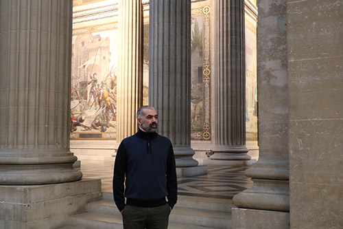 Portrait Nicolas Daubanes intérieur Panthéon. © CMN.