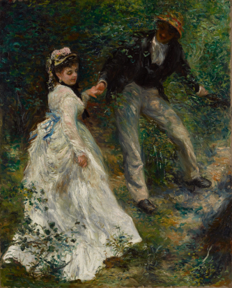 Auguste Renoir (1841-1919), La Promenade, 1870. Huile sur toile, 81,3 x 64,8 cm. Los Angeles, The J. Paul Getty Museum, 89.PA.41. Image courtesy of the J. Paul Getty Museum.
