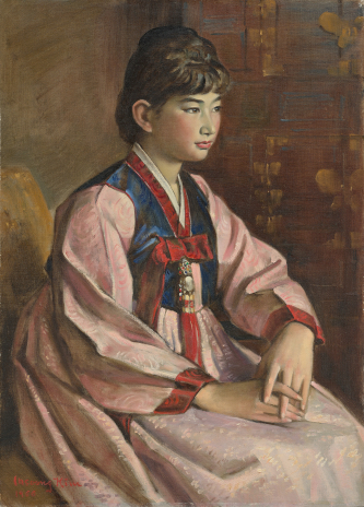 Kim In-soong (1911-2001), Femme 1966, Séoul, musée national d’Art moderne et contemporain de Corée.