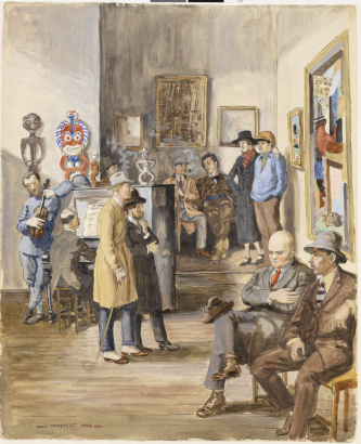 Arvid Fougstedt, Lyre et Palette. © Photo: Moderna Museet / Stockholm.