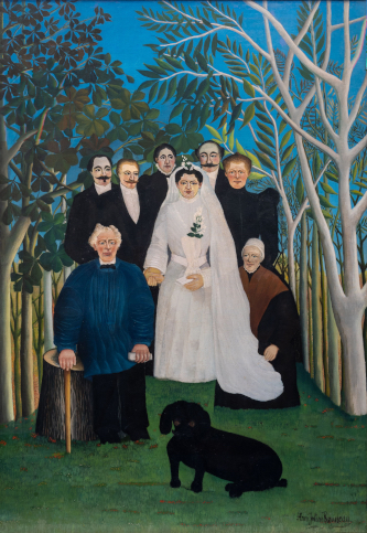 Henri Rousseau (1844-1910), La Noce, 1905. Huile sur toile, 163 x 114 cm. Paris, musée de l’Orangerie, achat, 1959. Photo © RMN-Grand Palais (Musée de l’Orangerie) / Hervé Lewandowski.